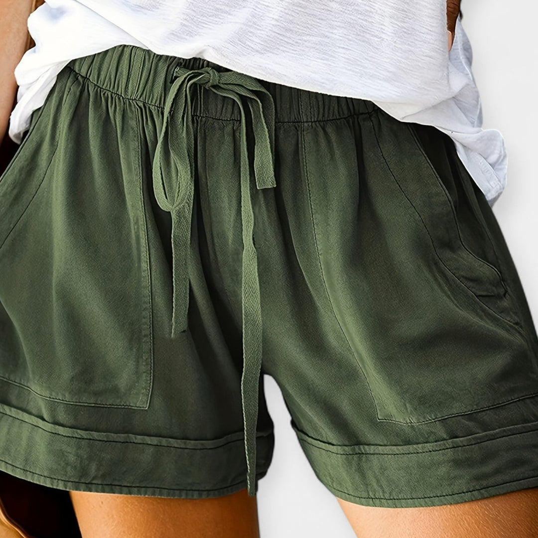 Pantalones cortos con cinturón ajustable