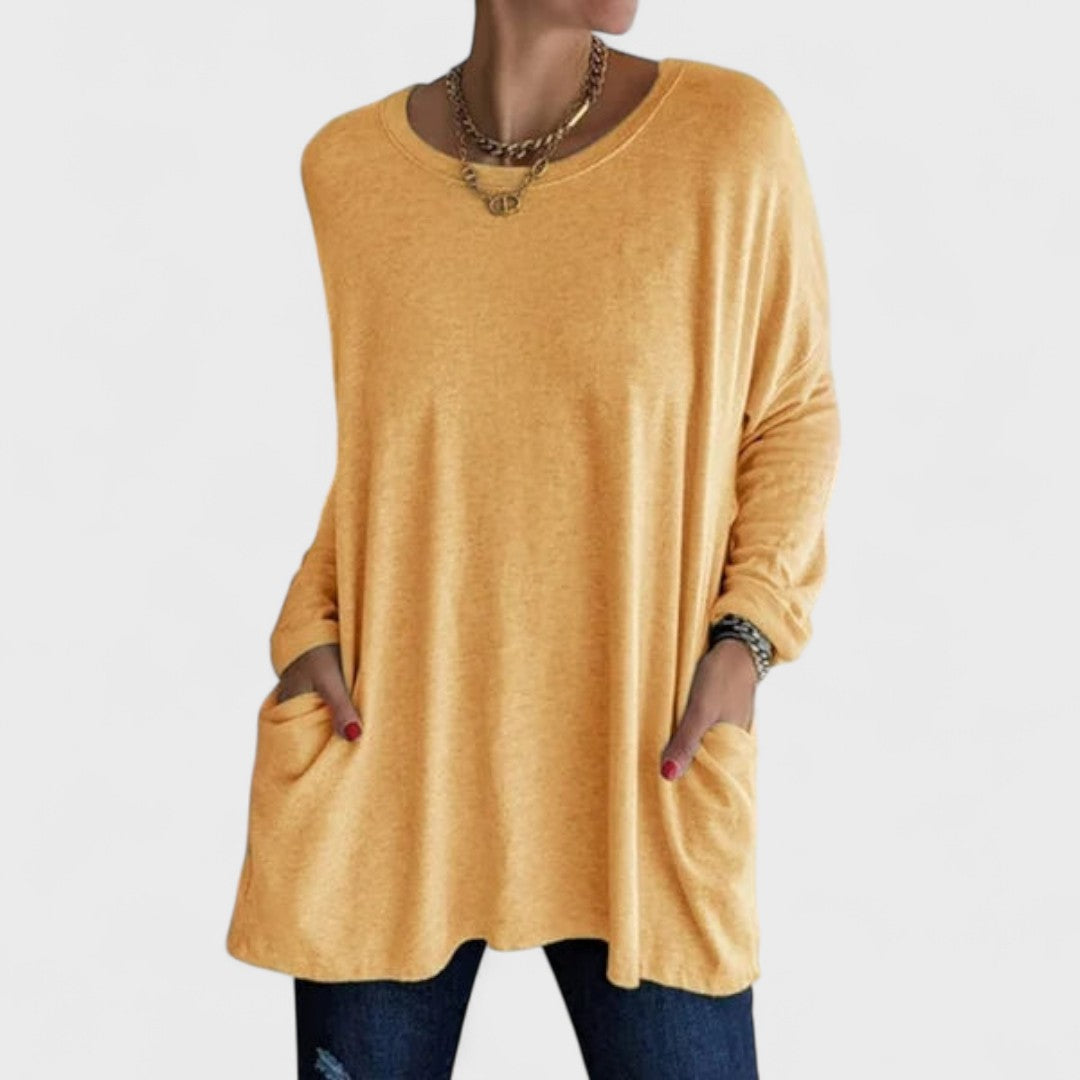 Moira | Blusa de manga larga relajada