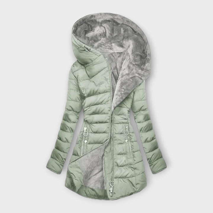 Kori - Chaqueta con interior de imitación de piel amigable
