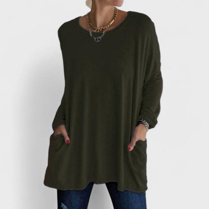 Moira | Blusa de manga larga relajada