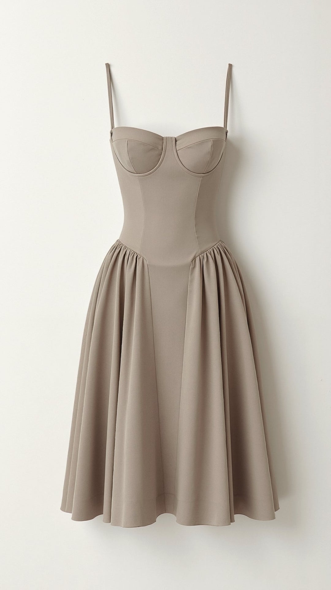 Odette Elegancia | Vestido midi con corsé estructurado