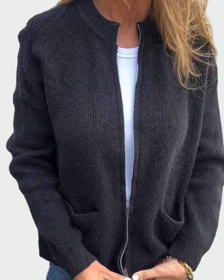 Chaqueta de punto de algodón