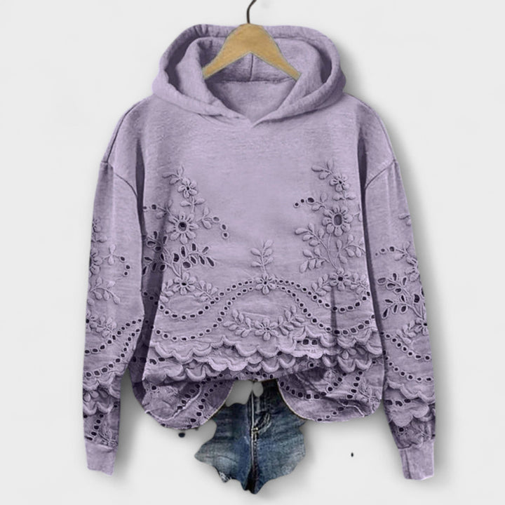 Grace – Sudadera Vintage con diseño de flores