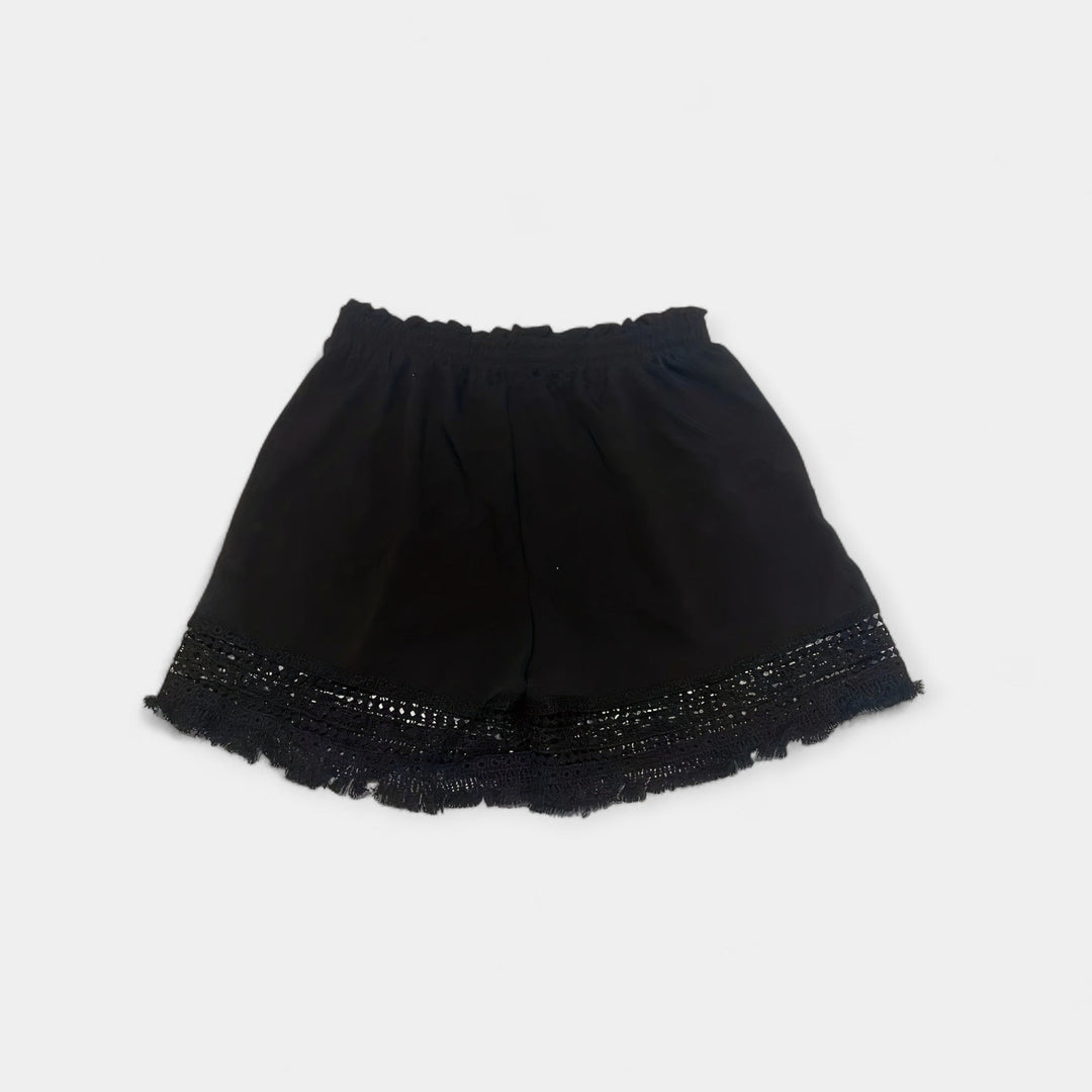 Shorts de encaje