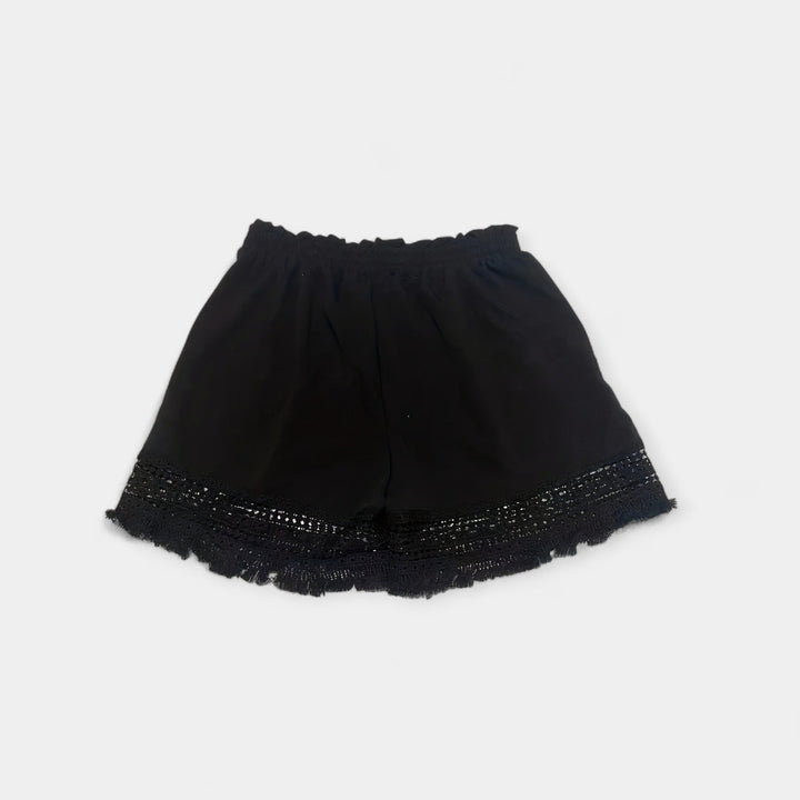 Shorts de encaje