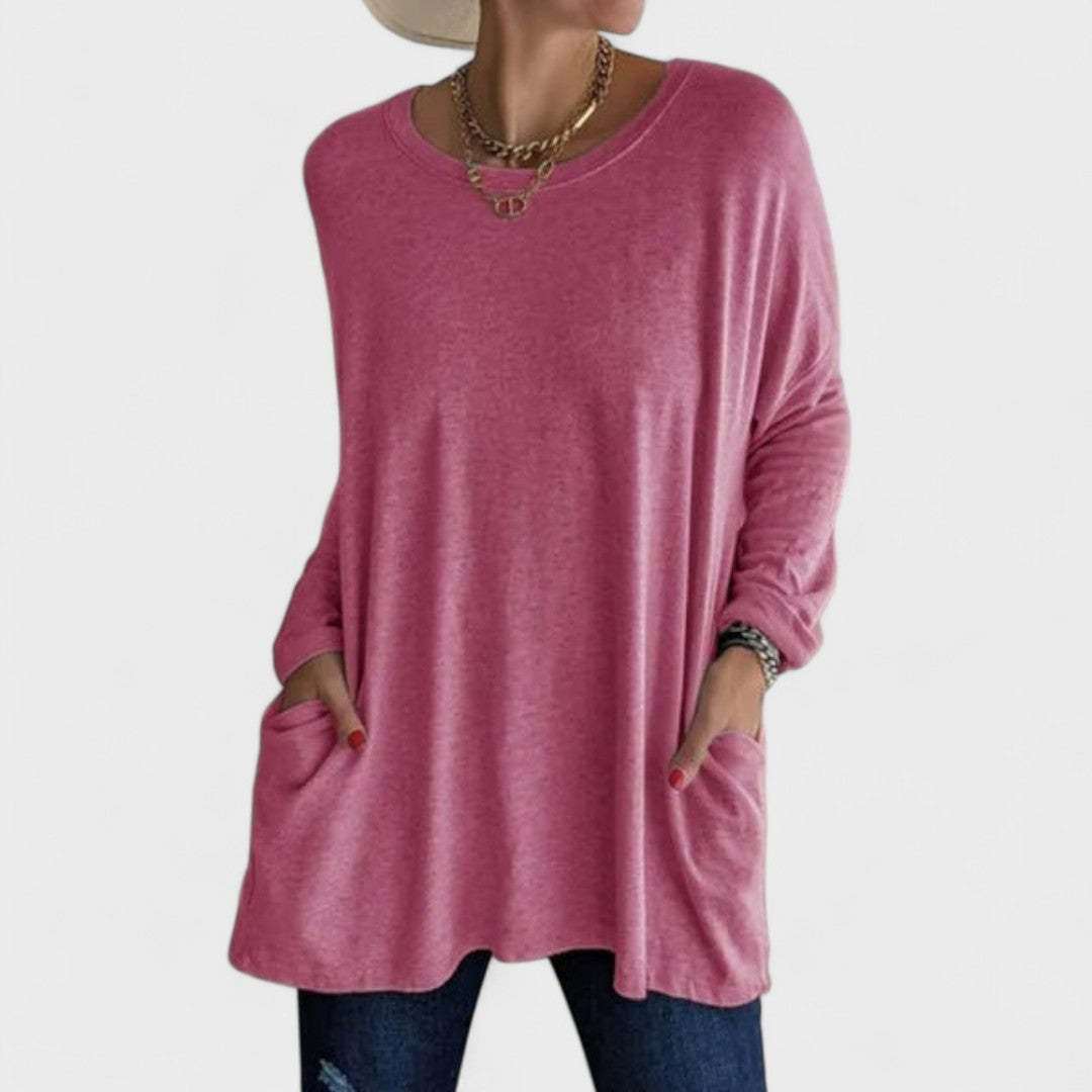 Moira | Blusa de manga larga relajada
