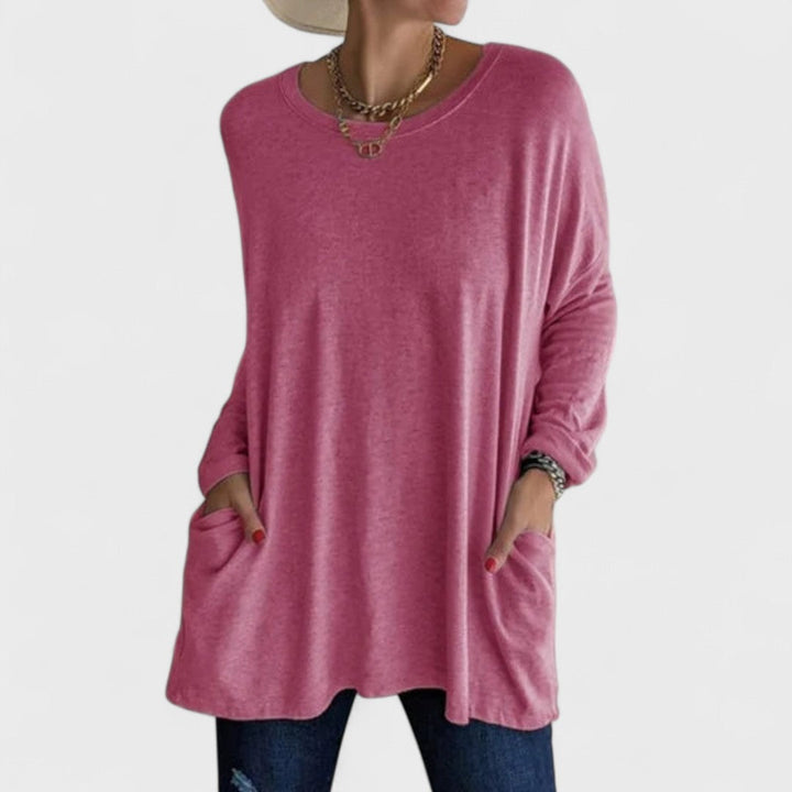 Moira | Blusa de manga larga relajada