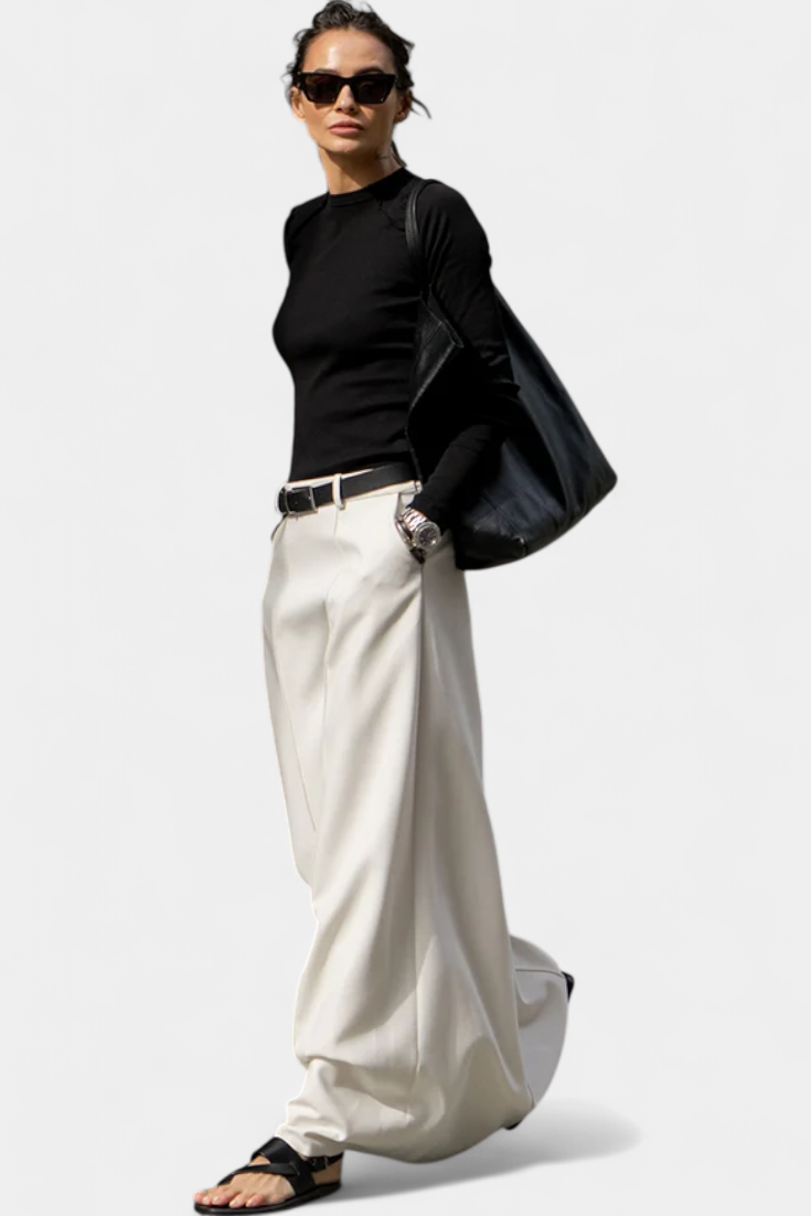 Zada | Falda H-Line Lisa con Estilo Urbano Moderno