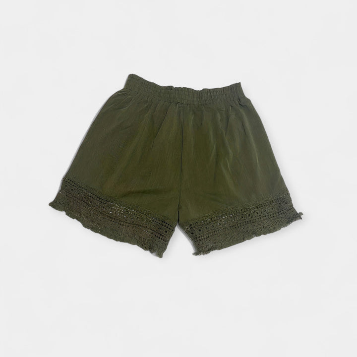 Shorts de encaje