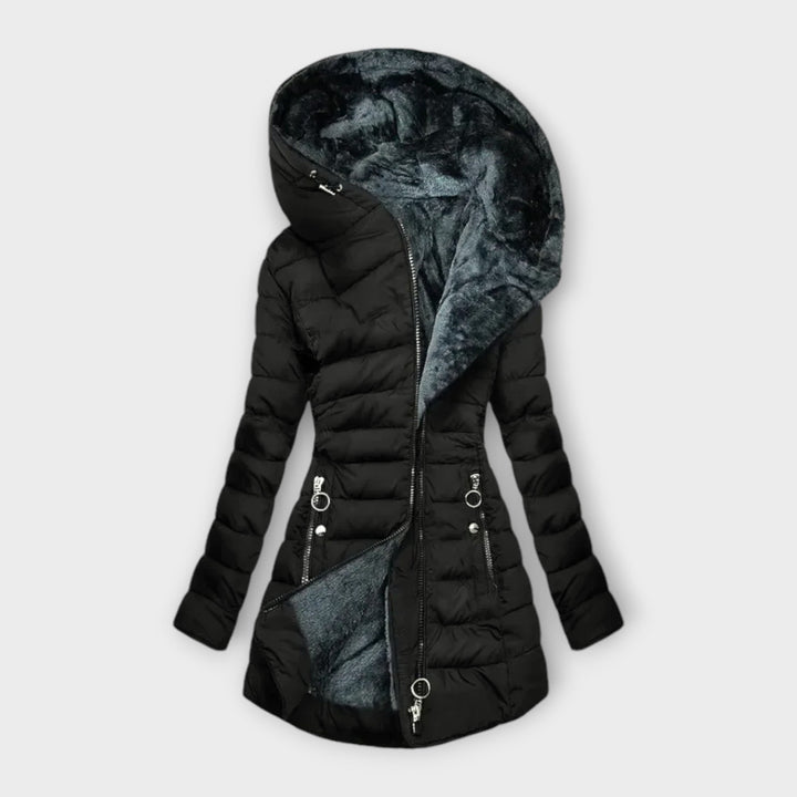 Kori - Chaqueta con interior de imitación de piel amigable