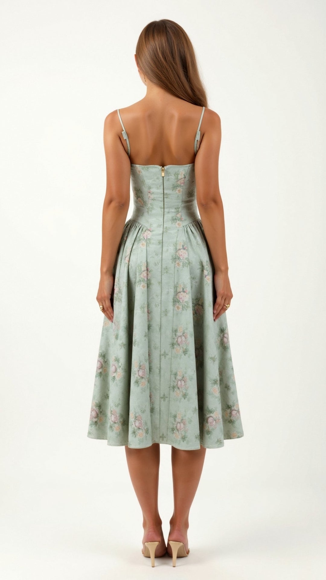 Odette Elegancia | Vestido midi con corsé estructurado