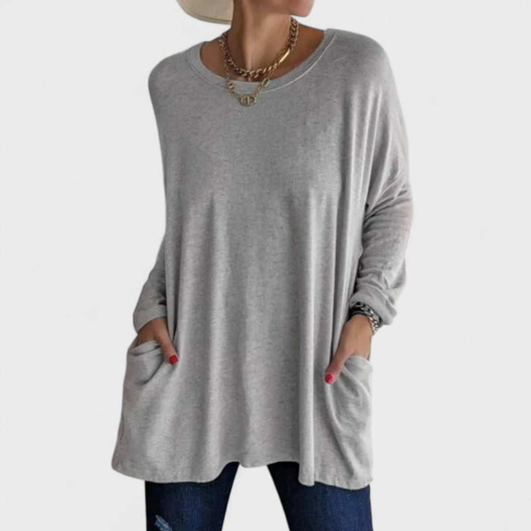 Moira | Blusa de manga larga relajada