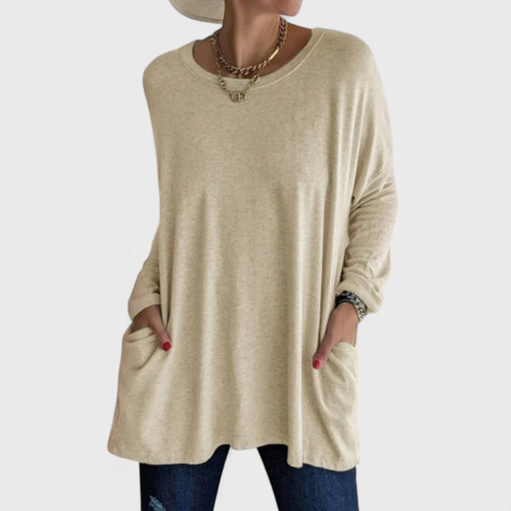 Moira | Blusa de manga larga relajada