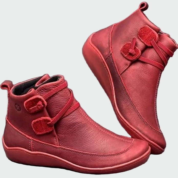 Botines ortopédicos de cuero prémium