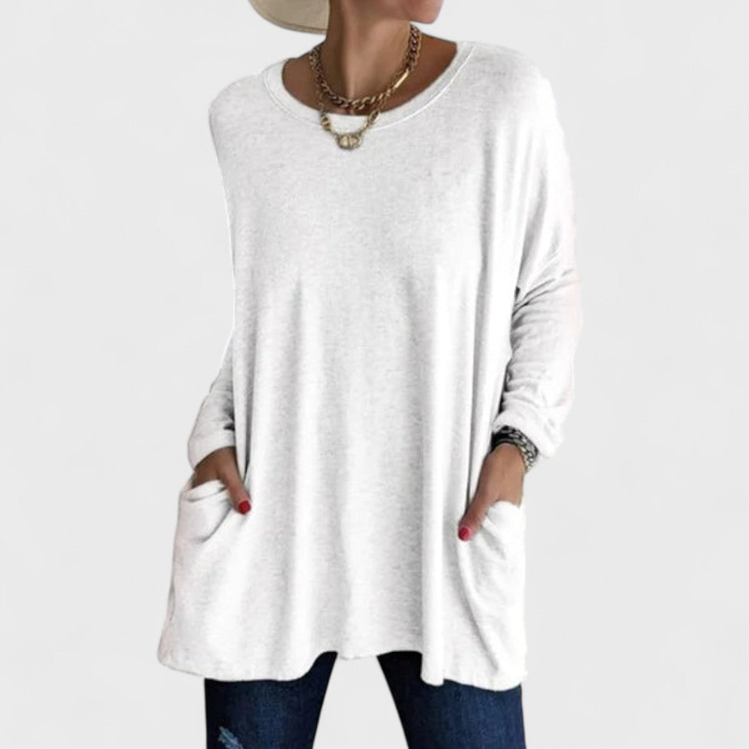 Moira | Blusa de manga larga relajada