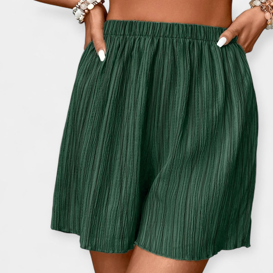 Moj Shorts con Pliegues
