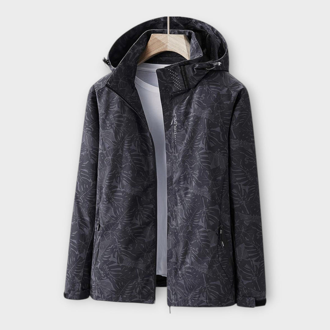 Chaqueta moderna impermeable con capucha