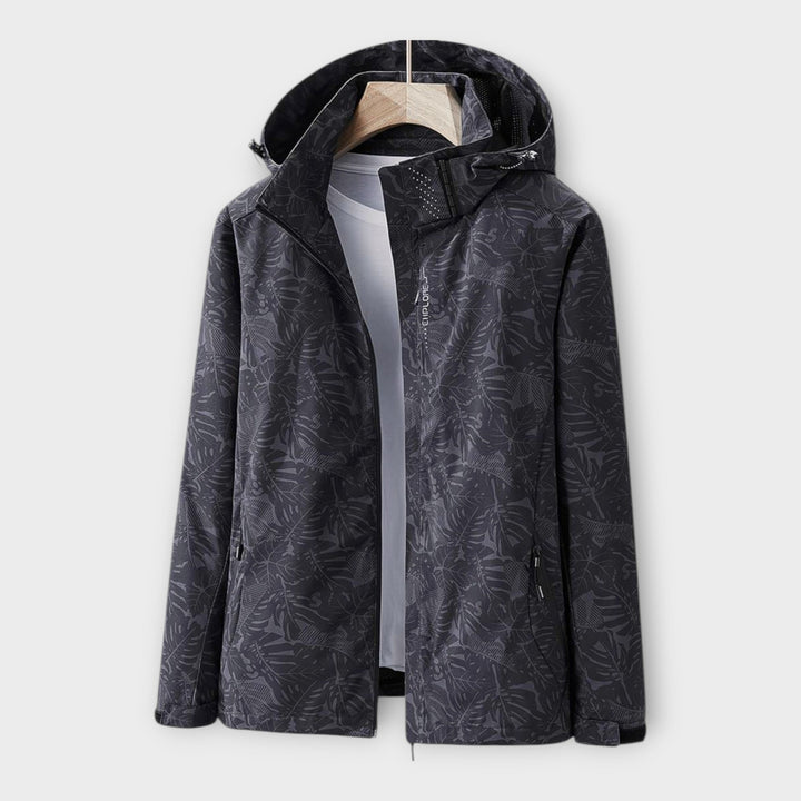 Chaqueta moderna impermeable con capucha