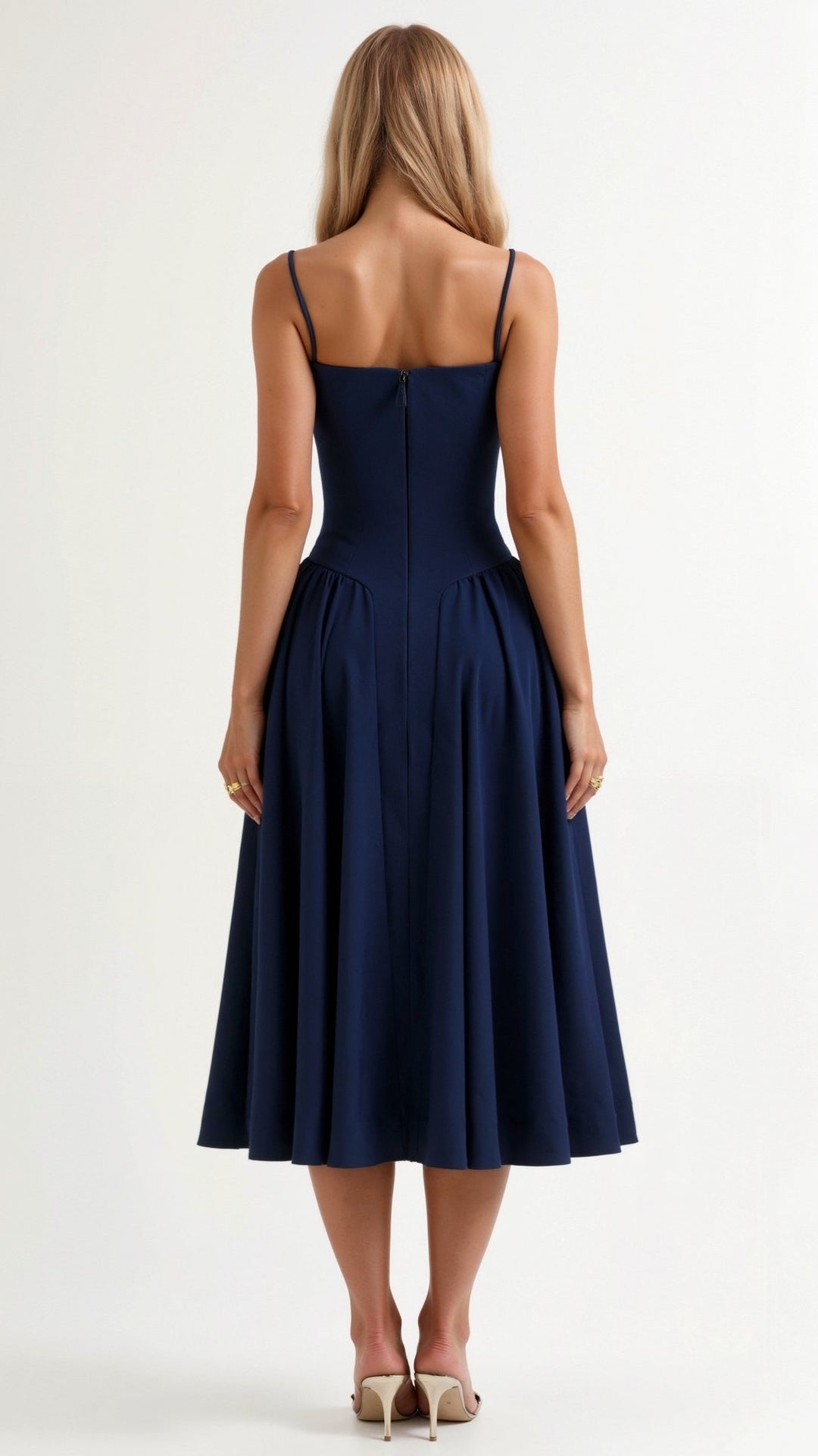Odette Elegancia | Vestido midi con corsé estructurado