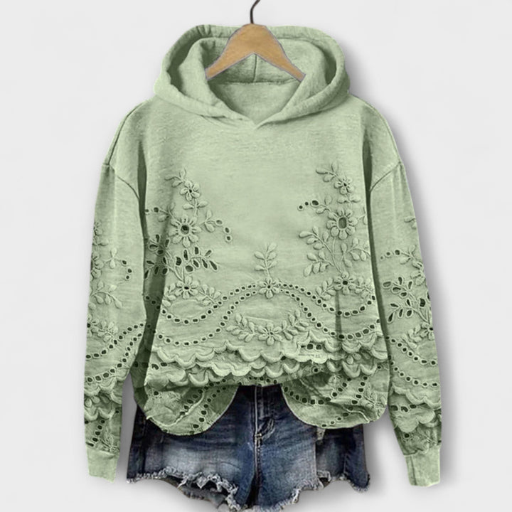 Grace – Sudadera Vintage con diseño de flores