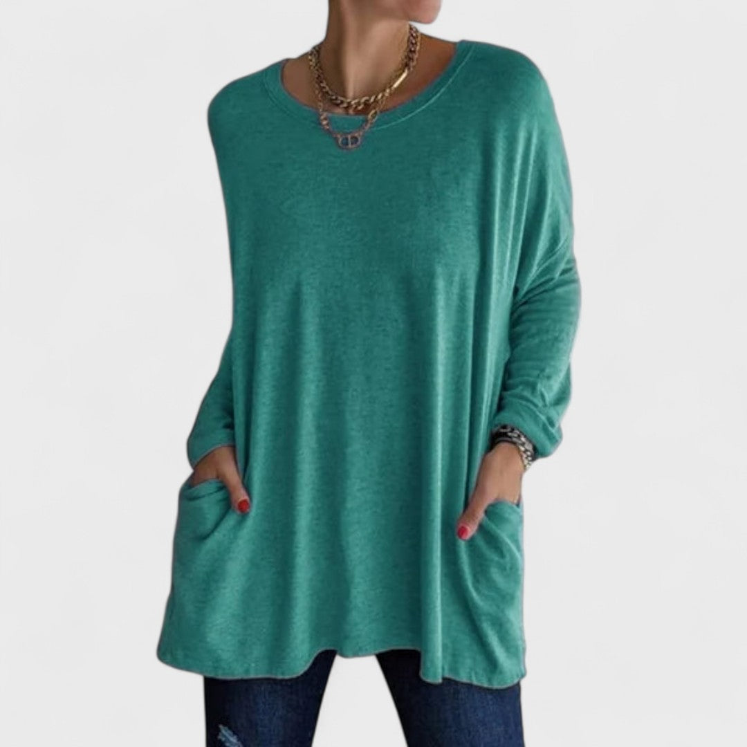 Moira | Blusa de manga larga relajada