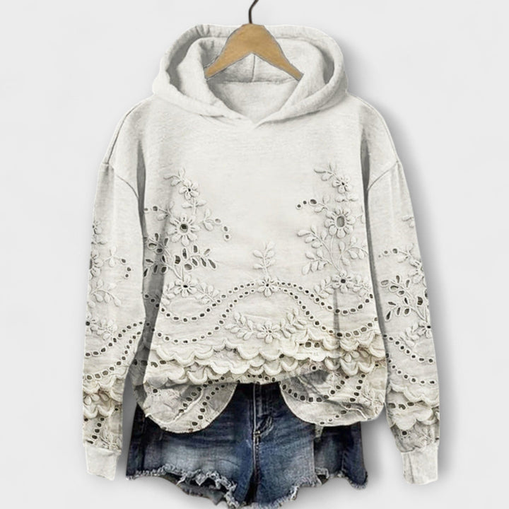Grace – Sudadera Vintage con diseño de flores