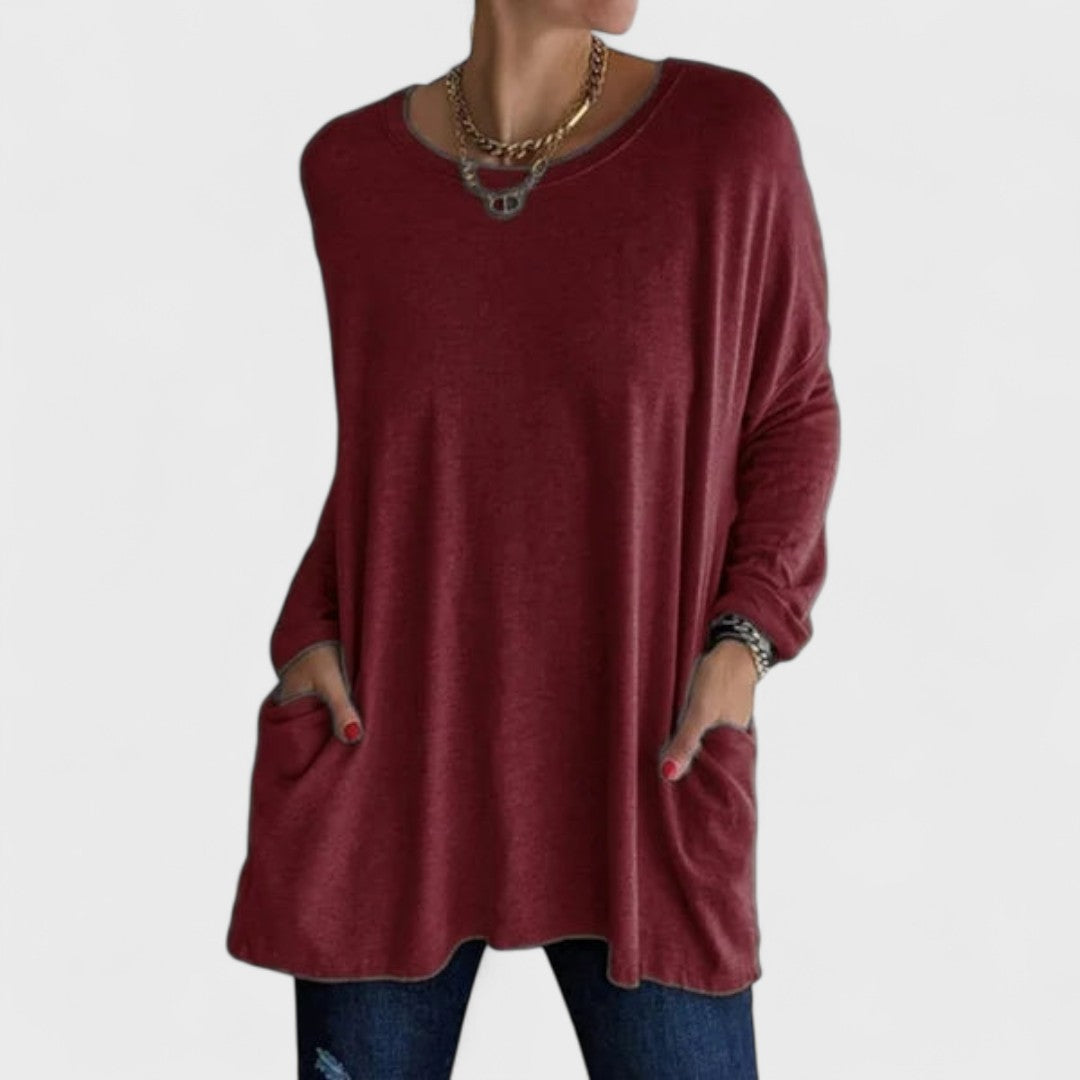 Moira | Blusa de manga larga relajada