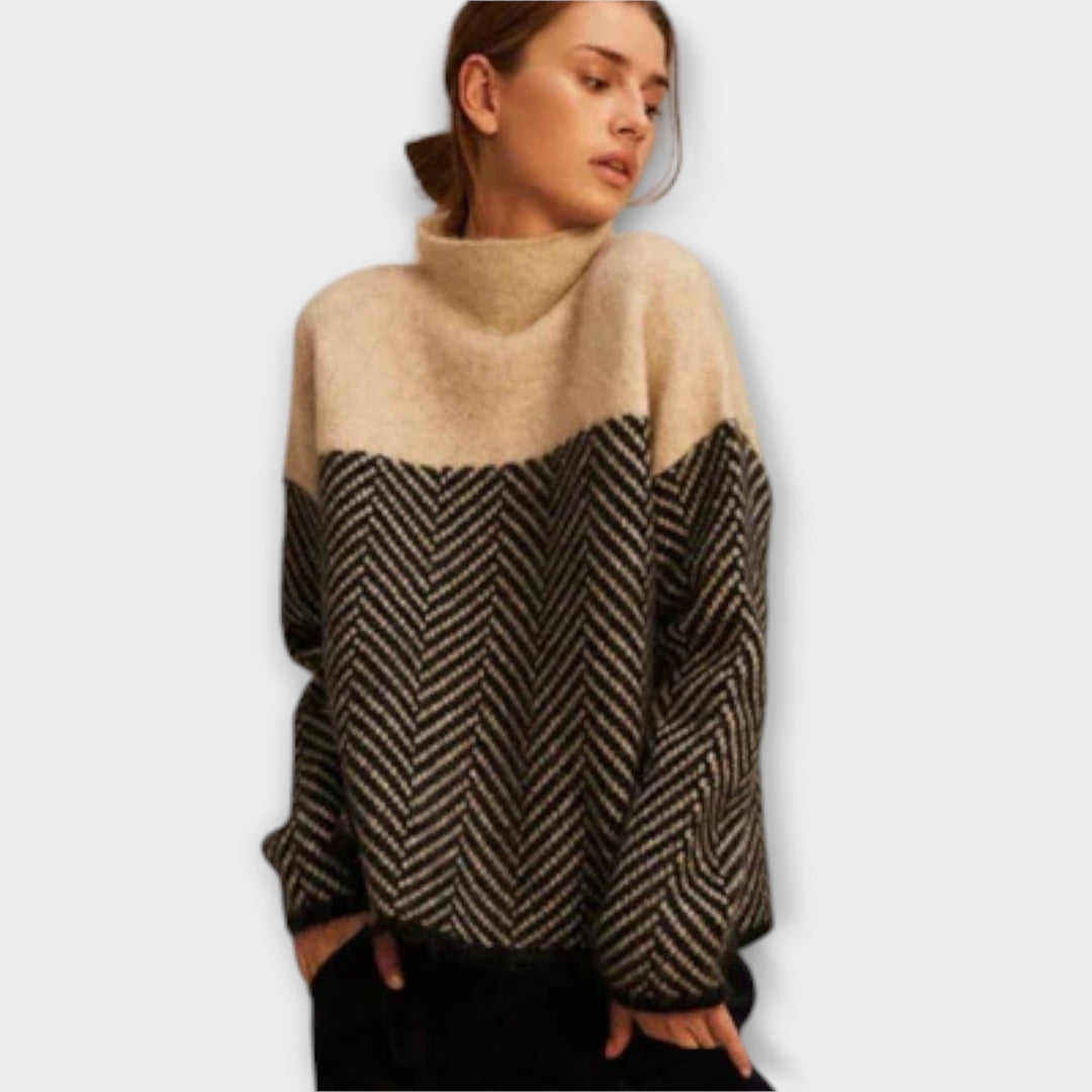 Maeve - Suéter de Lana Suave con Cuello Alto