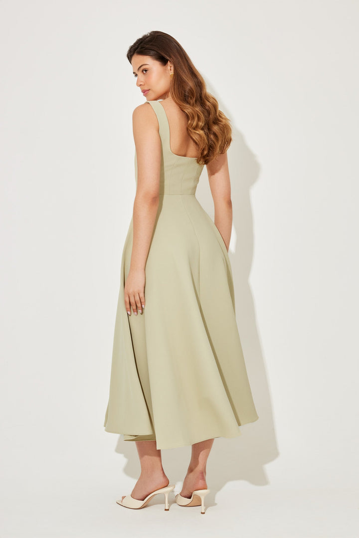 Amélia | Vestido Midi Atemporal y Fluido