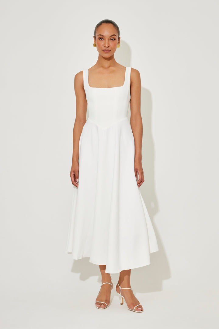 Amélia | Vestido Midi Atemporal y Fluido
