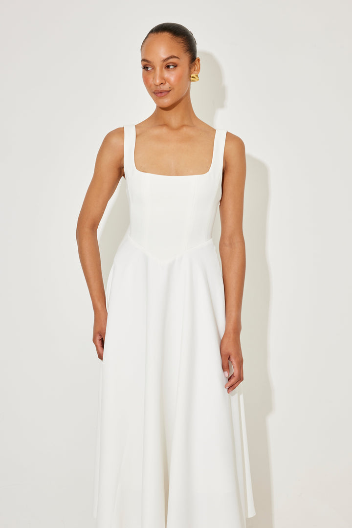 Amélia | Vestido Midi Atemporal y Fluido