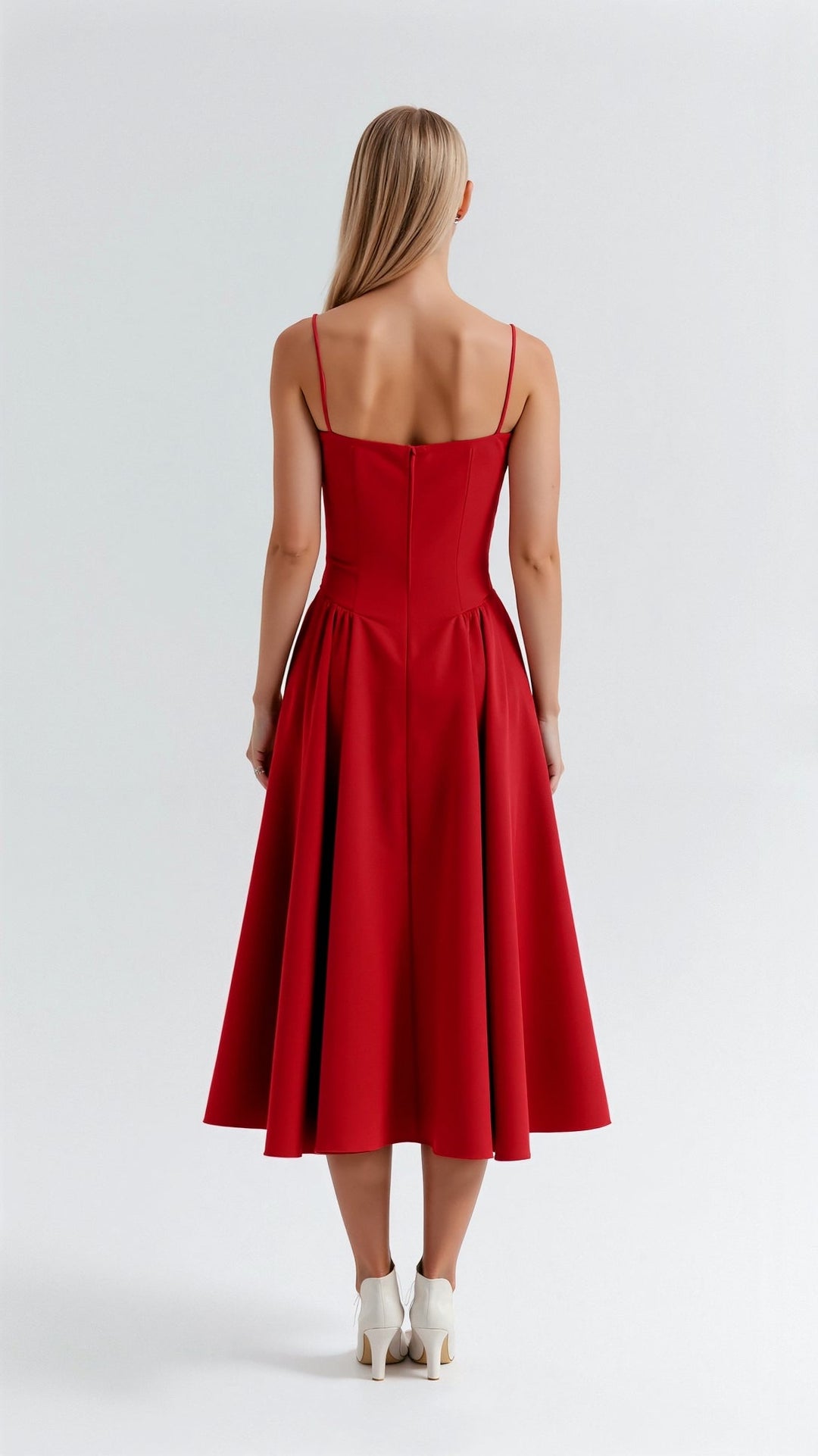 Odette Elegancia | Vestido midi con corsé estructurado