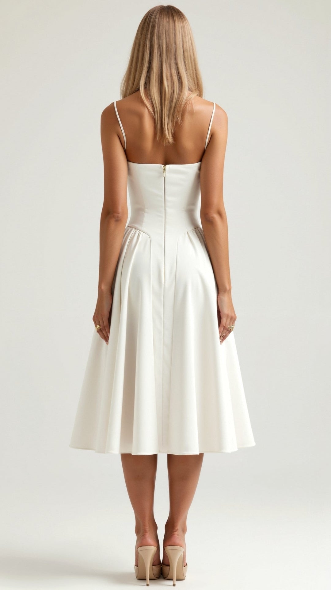 Odette Elegancia | Vestido midi con corsé estructurado