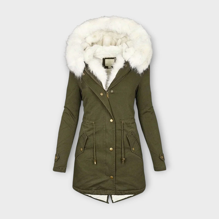 Ivara | Chaqueta de Invierno Impermeable y Forrada con Piel