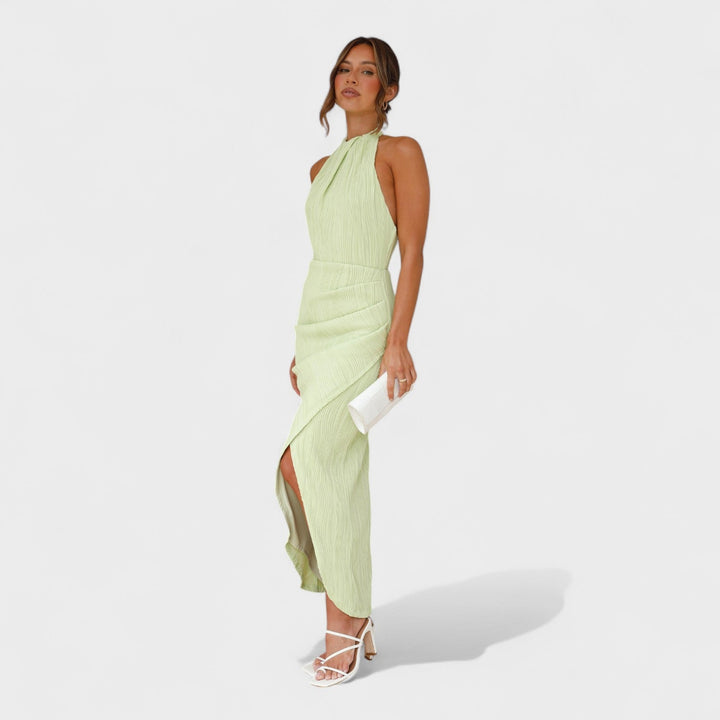 Camila | Vestido largo con pliegues