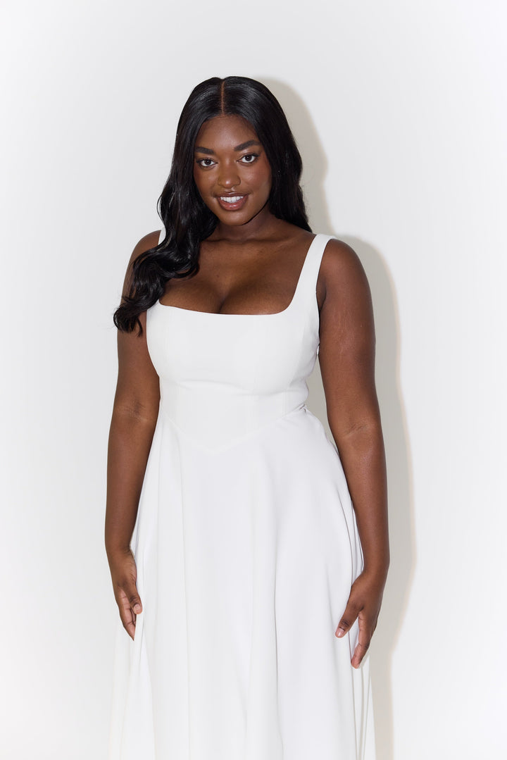 Amélia | Vestido Midi Atemporal y Fluido