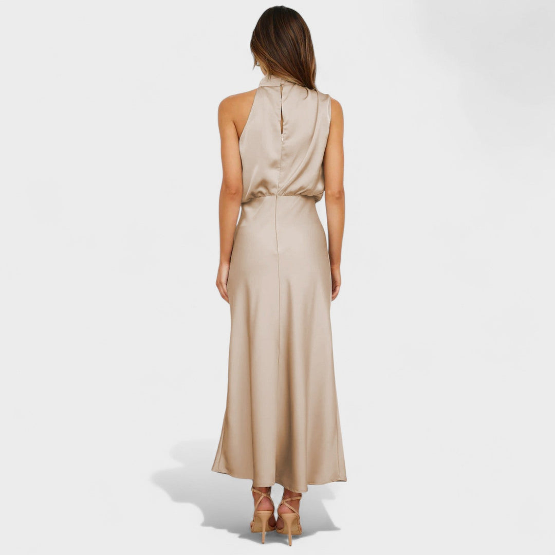 Alba - Vestido de Saten Elegante