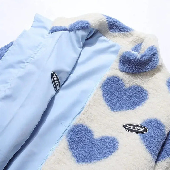 Katharina | Chaqueta con corazones reversibles