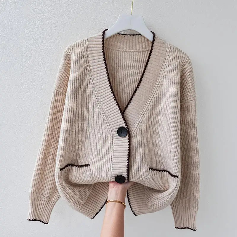 Chaqueta de punto oversize elegante