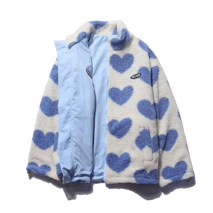 Katharina | Chaqueta con corazones reversibles