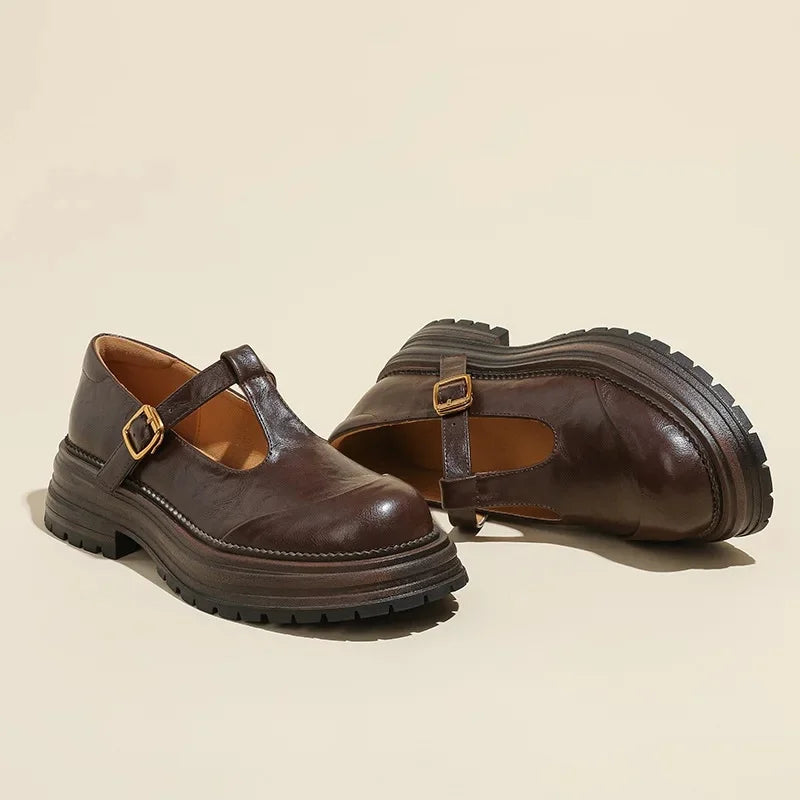 Mary Janes | Zapato Elegante de Cuero