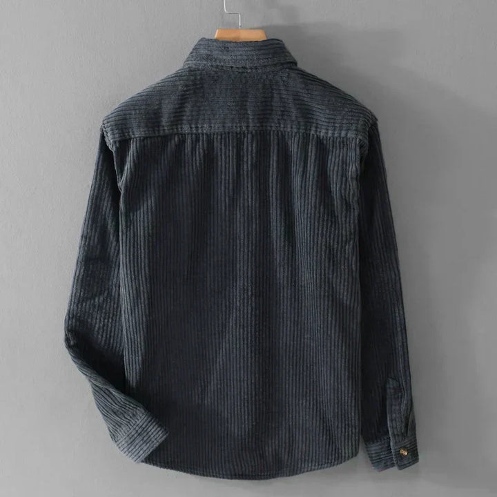 Vicente | Camisa de pana con tapeta de botones