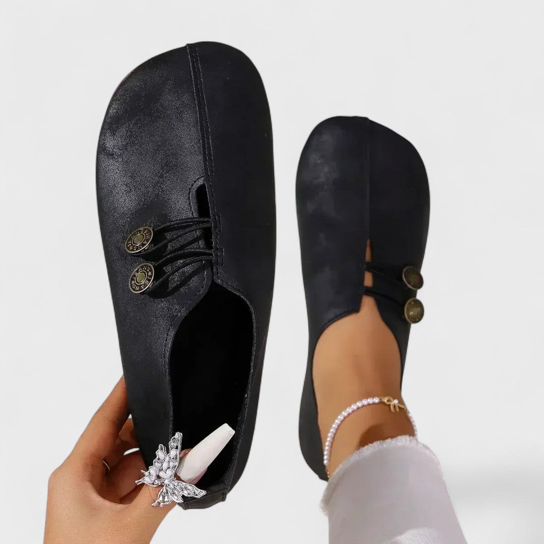 Lydia | Mocasines ortopédicos para mujer en suave piel de ante