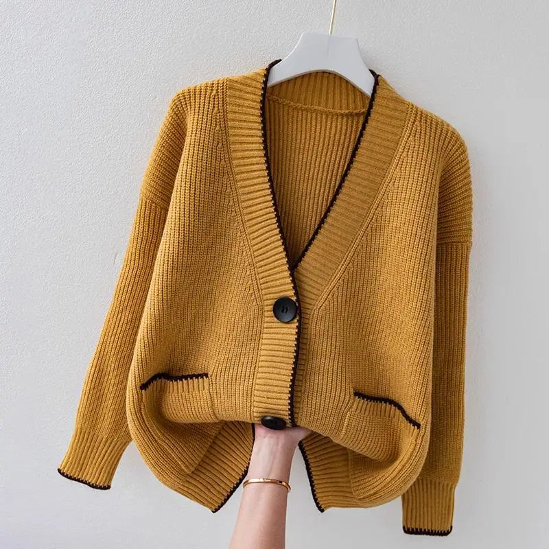 Chaqueta de punto oversize elegante