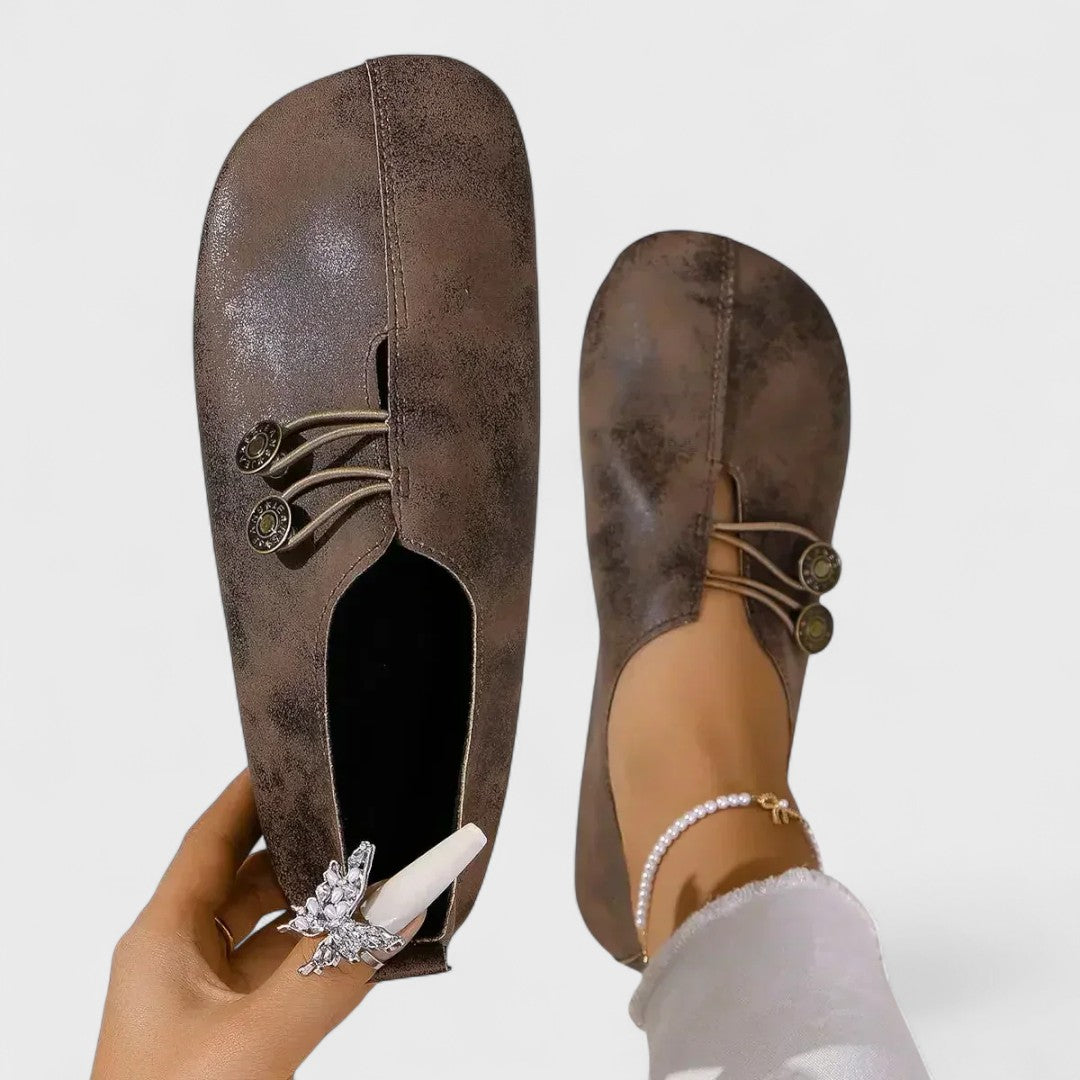 Lydia | Mocasines ortopédicos para mujer en suave piel de ante