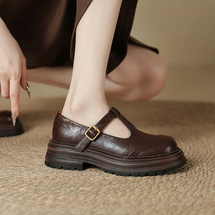 Mary Janes | Zapato Elegante de Cuero