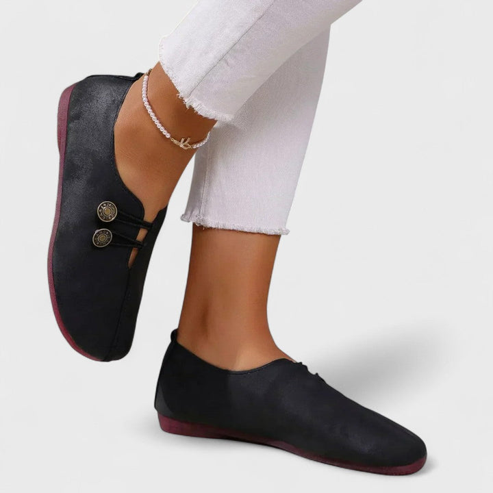 Lydia | Mocasines ortopédicos para mujer en suave piel de ante