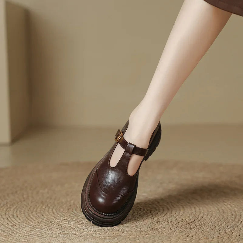 Mary Janes | Zapato Elegante de Cuero