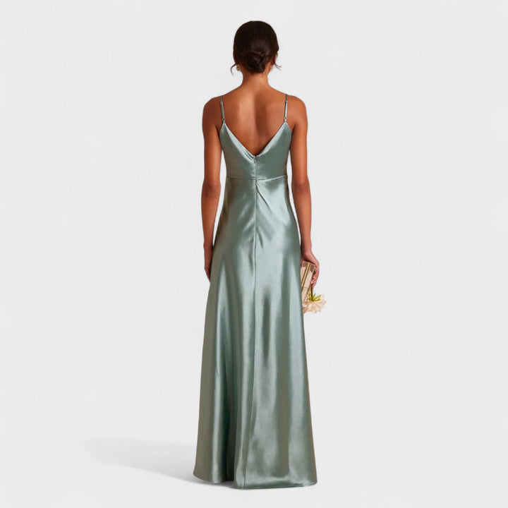 Lucía Satin - Vestido largo