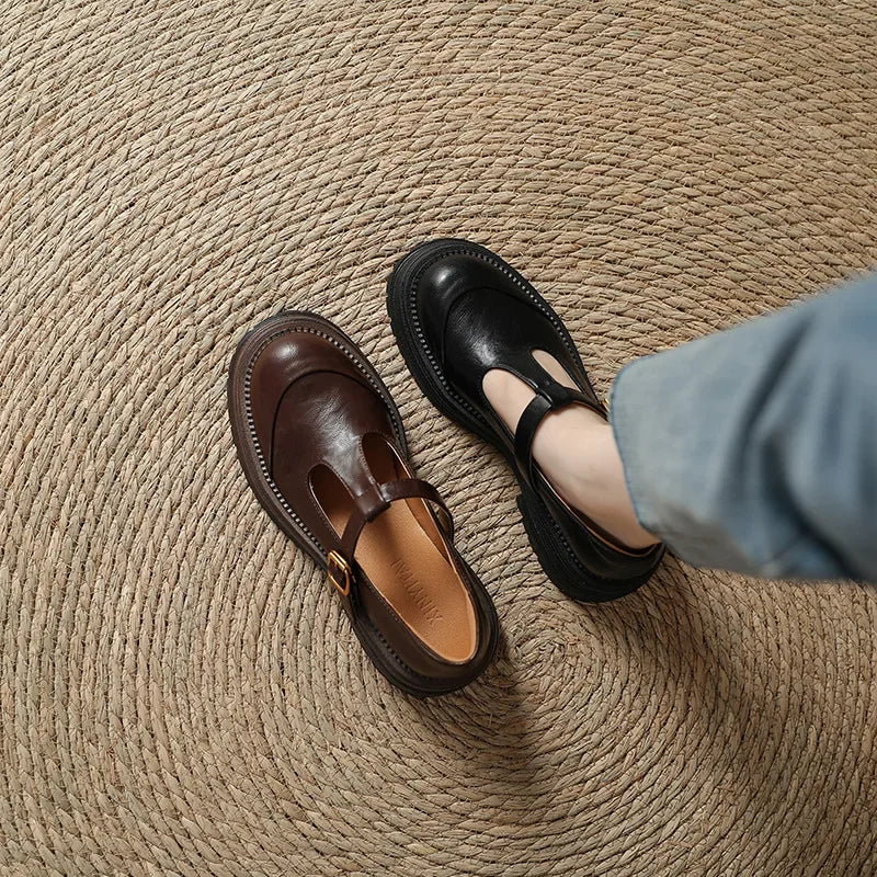 Mary Janes | Zapato Elegante de Cuero